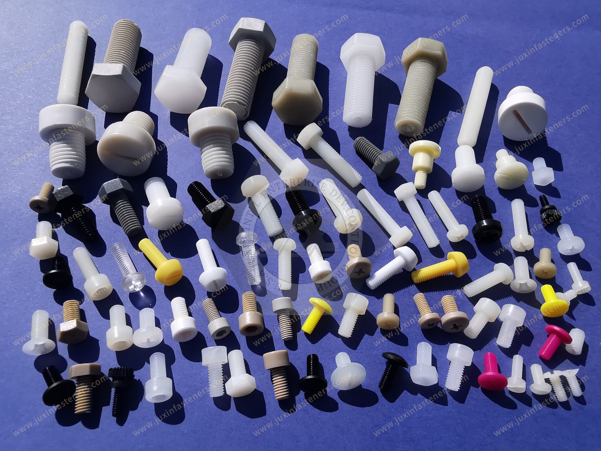 Tornillos de cabeza plana Phillips de nailon 66 métricos Tornillos de cabeza plana Phillips de nailon 66 métricos