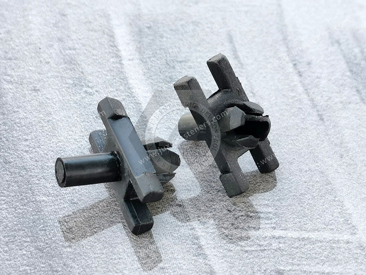 Remaches plásticos generales de la cerradura del empuje JX-13M11334 para automotrices Remaches plásticos generales de la cerradura del empuje JX-13M11334 para automotrices