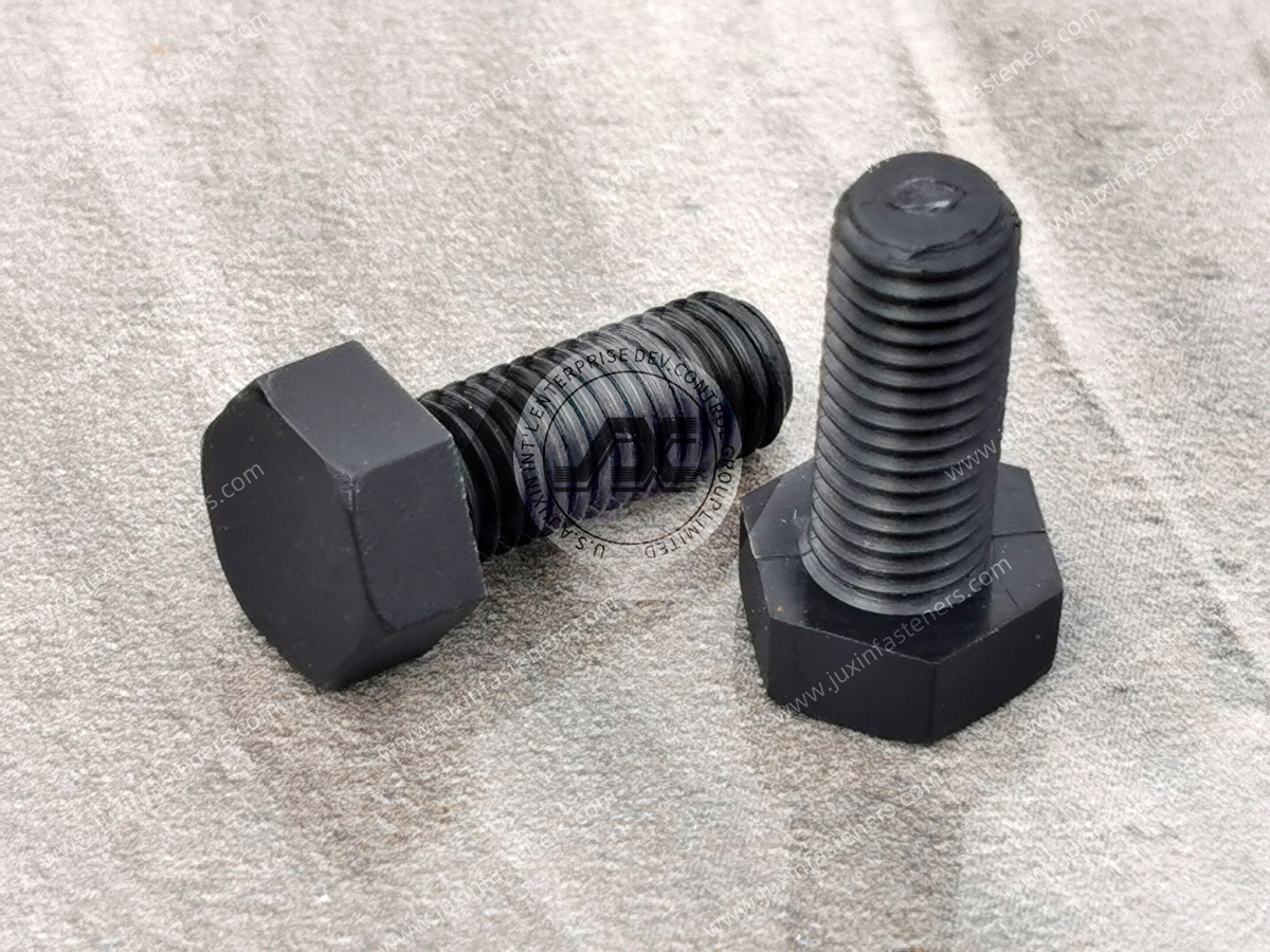Tornillos de cabeza hexagonal de nailon 66 negro Tornillos de cabeza hexagonal de nailon 66 negro