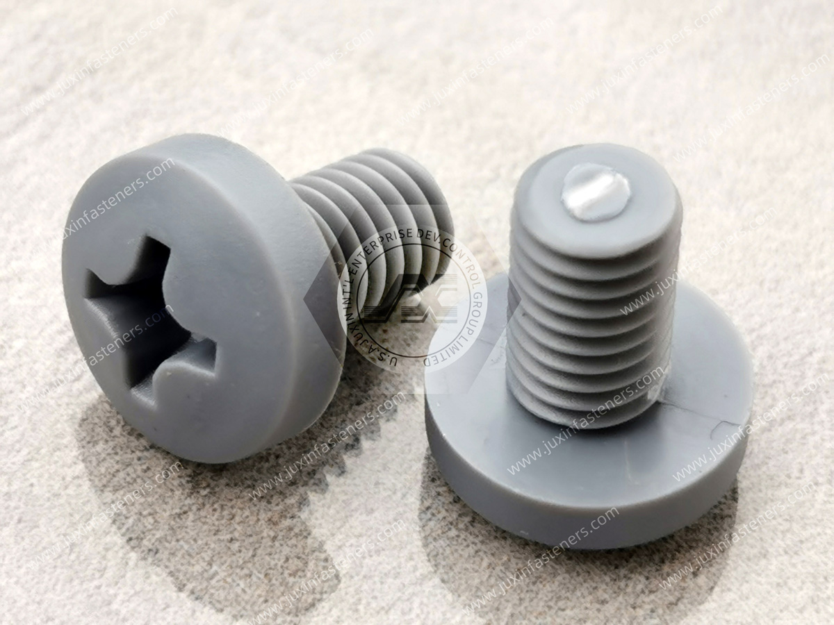 Tornillos Phillips de cabeza plana de PVC Tornillos Phillips de cabeza plana de PVC