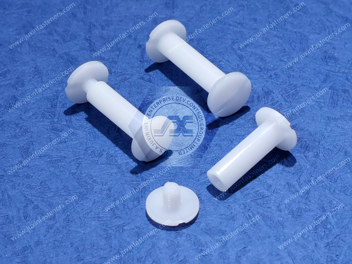 Tornillos y barriles de encuadernación de plástico a presión Tornillos y barriles de encuadernación de plástico a presión