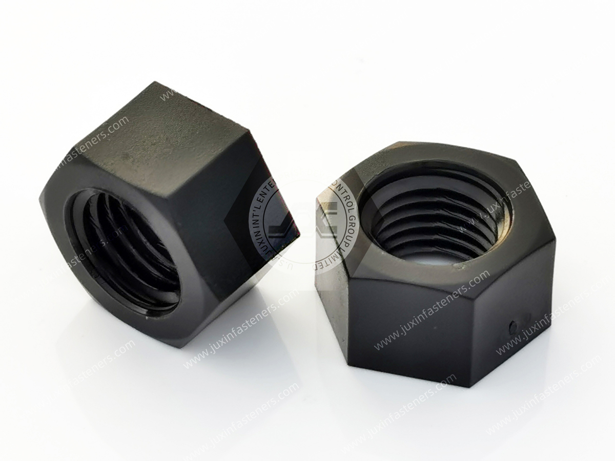 Tuerca hexagonal de nailon 66 negro Tuerca hexagonal de nailon 66 negro