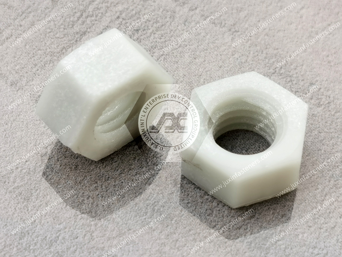 Tuerca hexagonal de aislamiento de alta temperatura de plástico Tuerca hexagonal de aislamiento de alta temperatura de plástico