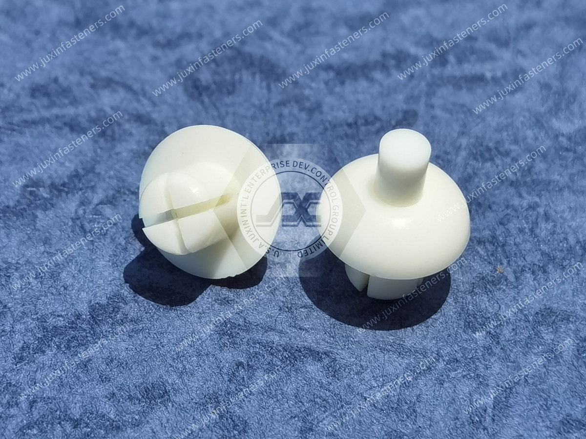 Remache a presión blanco UL94V2 romo JX-GRS