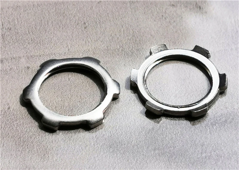Contratuercas de acero inoxidable para accesorios de conductos met&aacute;licos