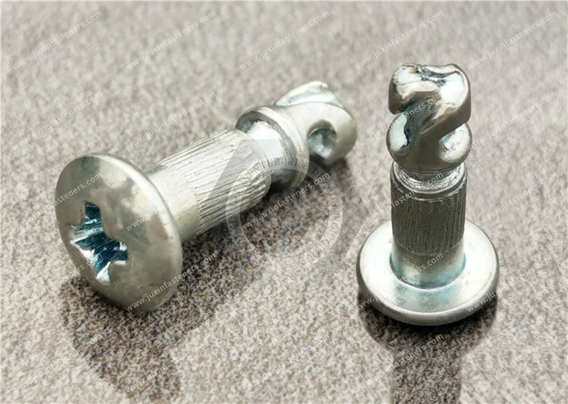 Perno de un cuarto de vuelta, tama&ntilde;o 4, ranura Phillips n.&ordm; 2, acero, placa de zinc, cromado brillante