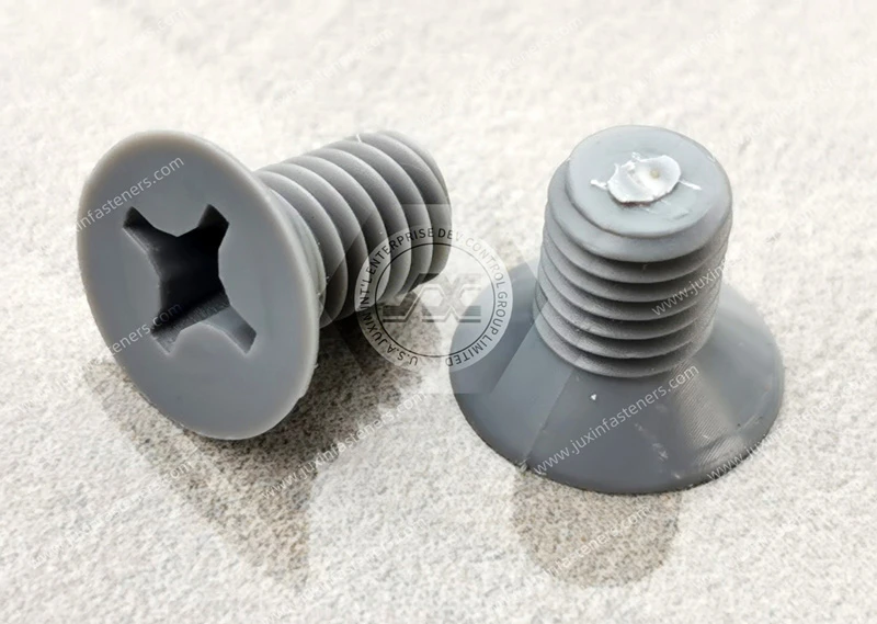 Tornillos de cabeza plana Phillips de PVC