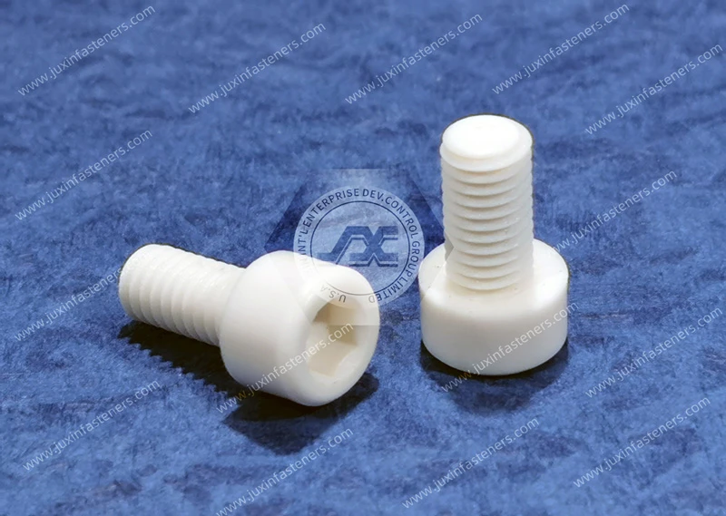 Tornillos de cabeza hueca de PTFE cabeza moleteada