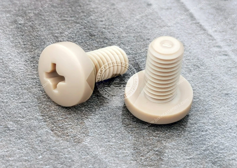 Tornillos Phillips de cabeza plana PEEK