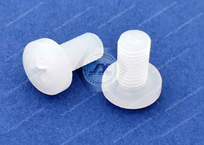 Tornillos Phillips de cabeza plana de PVDF