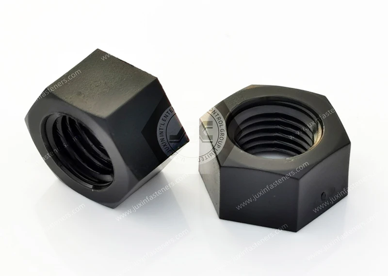 Tuerca hexagonal de nailon 66 negro