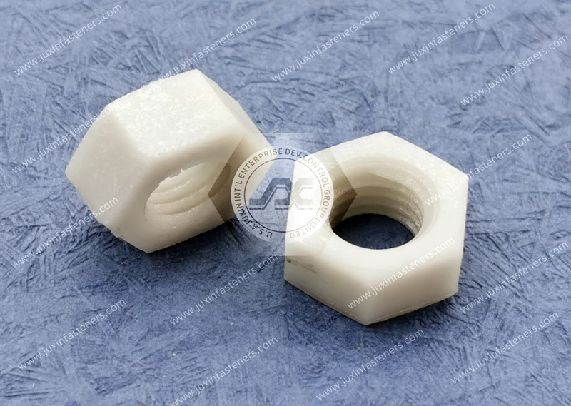 Tuerca hexagonal de aislamiento de alta temperatura de fibra de vidrio