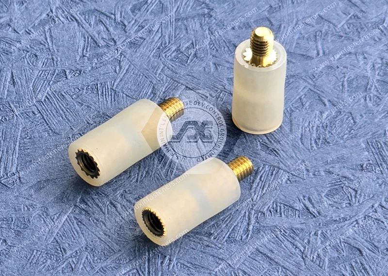 Aisladores redondos m&eacute;tricos JX-GRSP-HTS-SS
