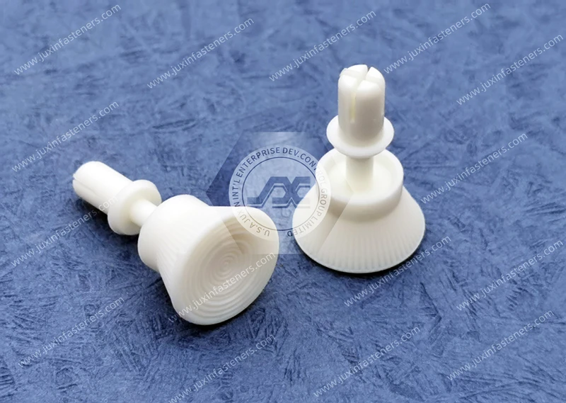Botones de montaje blancos Remaches a presi&oacute;n tipo T extra&iacute;bles y blancos JX-GRT30-41