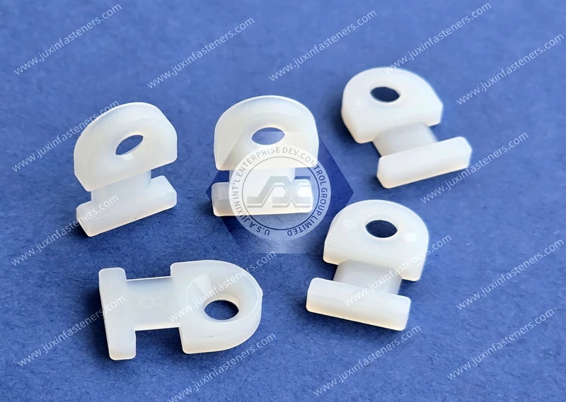Asiento de fijaci&oacute;n de brida para cables tipo tornillo de nailon JX-GFTH-1-01